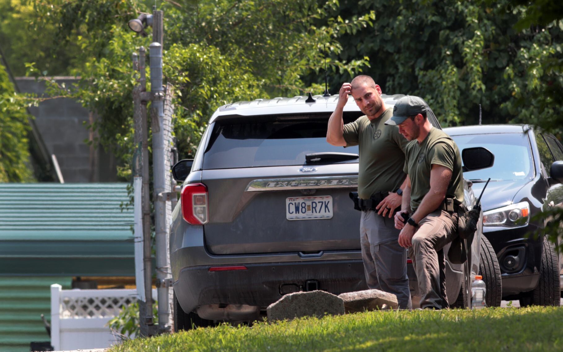 Chimpanzees moved out of the house of Festus